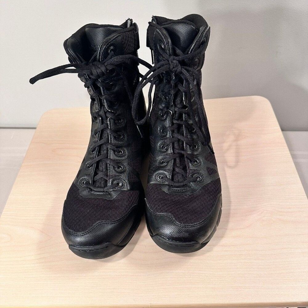 REEBOK DAUNTLESS ULTRA-LIGHT 8" Side-Zip Black Tactical Boots